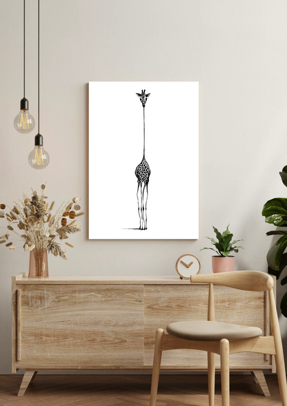 Modern Giraffe Art