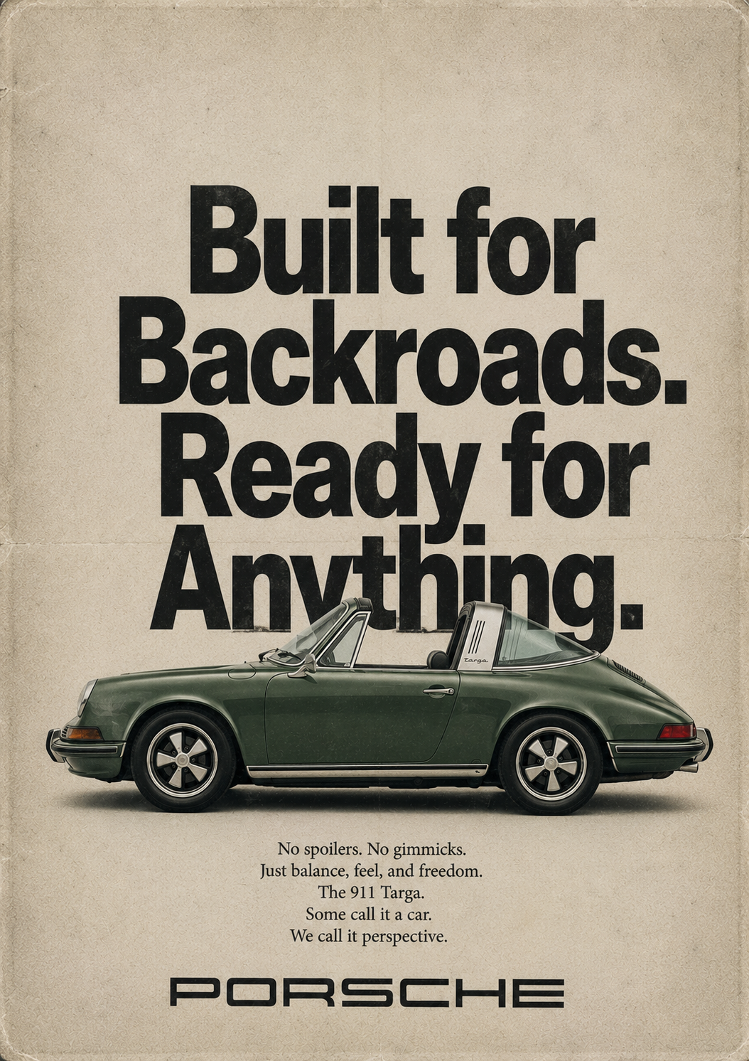 Porsche Built for Backroads