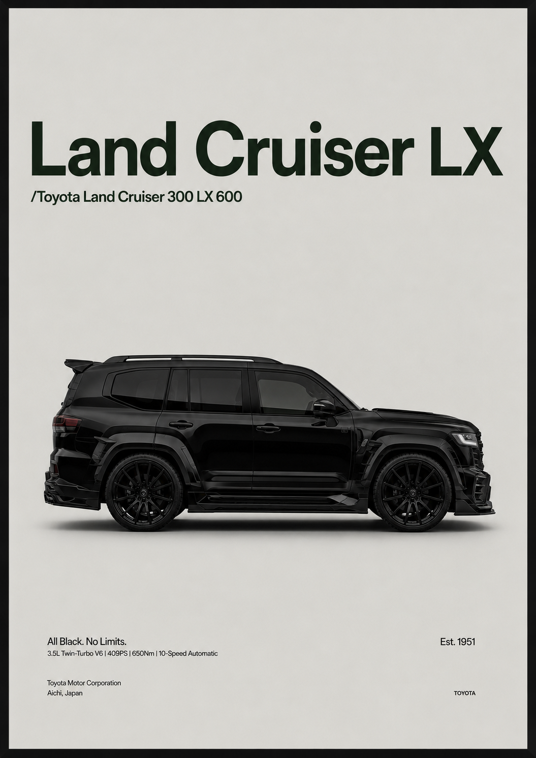 Land Cruiser LX Poster