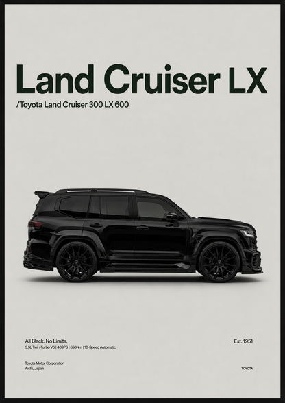 Land Cruiser LX Poster